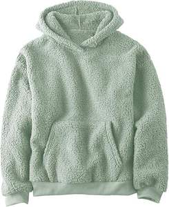 Sweat à capuche zippé en sherpa pour homme avec tissu polaire 350 g/m², service de marque privée pour les détaillants indépendants - Product Image 6