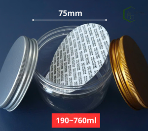 Botellas Redondas de PET de Alta Calidad para Alimentos de Tinh Dieu Vietnam, 85 mm de Diámetro, Boca Ancha y Tapa de Rosca para Snacks, Dulces y Pasteles - Product Image 5