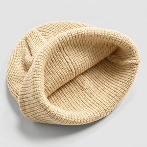 Bonnes affaires : Bonnet en laine acrylique, doux et chaud, idéal pour l'hiver, avec logo personnalisé, OEM, ODM, faible MOQ, marque privée, streetwear - Product Image 2