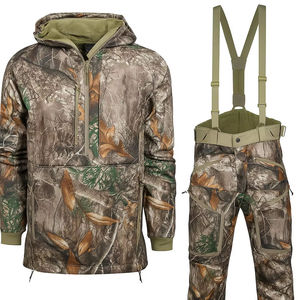 Ensemble de vêtements de travail pour hommes, camouflage, haute visibilité, certifié CE, détection des aiguilles, imperméable, coupe-vent, respirant, en polyester, avec capuche et pantalon - Product Image 6