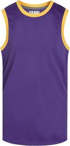Mesh Sleeveless Vest Blue White Round Neck Breathable Polyester <b>Tank</b> Top Adult All Seasons Sports Jersey - Product Image 2