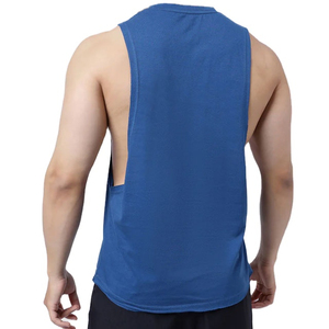 Quick Dry Athletic <b>Sports</b> <b>Tank</b> <b>Top</b> Workout Clothing Fitness Wear Men's Gym Vest Wholesale Low Price Sleeveless OEM Plain - Product Image 3