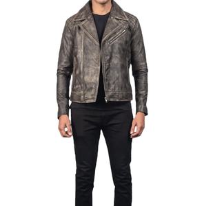 Chaqueta de Motociclista de Cuero Acolchada Personalizada para Hombre, Chaqueta de Motociclista de Cuero Premium con Diseño Único - Product Image 1