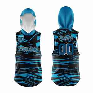 Tenue d'équipe 7 contre 7 personnalisée en tissu extensible 100 % polyester doux au toucher, imprimé avec variation de tons, respirante et anti-UV - Product Image 2