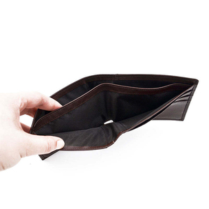 Men's Genuine Leather Slim <b>Wallets</b> Fold Closure <b>RFID</b> Blocking Zipper Closure Minimalist Design Excellent Choice Vintage <b>Wallets</b> - Product Image 4