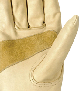 EN420 Certified Leather Driver Safety Gloves Elastic Wristlet Durable Abrasion Resistant <b>Fire</b> Proof Anti-Impact Level 3 10 Inch - Product Image 4