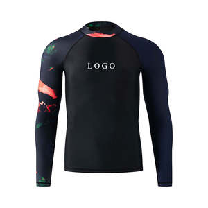 Ensemble Rash Guard pour Homme : T-shirt de Compression à Manches Longues et Short d'Entraînement Noir à Motif Abstrait – Tenue Athlétique pour la Gym et l'Entraînement - Product Image 3