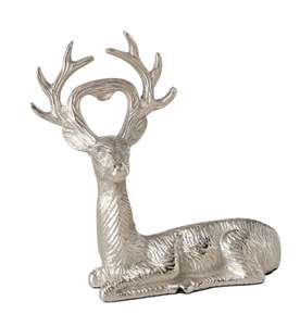 Centro de Mesa de Reno de Aluminio de Primera Calidad, Elegante Estatua de Reno Navideño para Decoración de Mesa de Comedor - Product Image 6