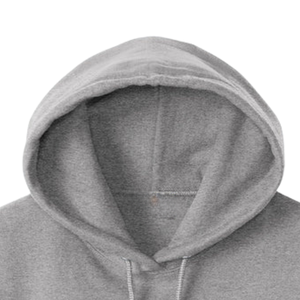 Sudadera con Capucha Bordada con las 3 Letras Griegas AKA, Gris, Gruesa, de Felpa, Mezcla de Algodón Suave, Informal, Unisex, para Invierno - Product Image 4