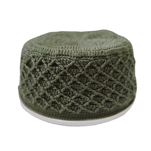 Qualité d'exportation Top Vente Prière Musulmane KUFI Soft Shell Daim Chaud Culte Musulman Chapeau Musulman Brodé Chapeau Exportation Pour Le Bangladesh - Product Image 2