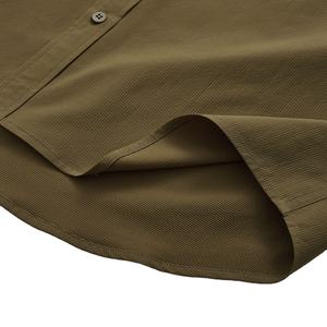 Camisa Elegante de Manga Corta para Hombre, Corte Entallado, Algodón Oxford, Camisa Casual de Vestir, Servicio OEM al por Mayor, Diseño de Logotipo Personalizado - Product Image 6