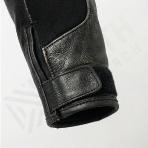 Veste de moto en cuir véritable professionnelle pour l'hiver, design personnalisé, haute qualité, imperméable, coupe-vent, manches longues - Product Image 6