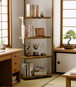 Estante de cristal de boutique moderno para el hogar, mueble para exhibir en la sala de estar o para aplicaciones de Hotel/Villa o supermercado, en venta al por mayor - Product Image 2