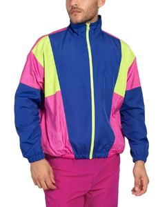 Trending Men's Coated Waterproof Hooded Streetwear Windbreaker <b>Jacket</b> <b>Lightweight</b> Breathable Reflective Running Nylon Paneled - Product Image 1