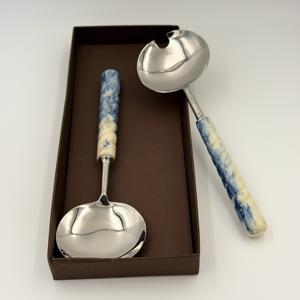 Cuchara para Servir Ensaladas de Acero, con Mango de Resina Pulida y Espejo, para Cocina y Mesa, a Precio Razonable - Product Image 5