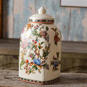 Jarrón de Cerámica con Diseño Floral Romántico y Artículo para Decoración del Hogar - Grande - Product Image 2