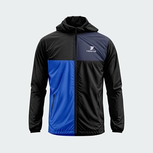 <b>Men's</b> Wholesale Lightweight Waterproof Hooded Rain Jacket Outdoor <b>Raincoat</b> Windbreaker Hiking Jacket - Product Image 2