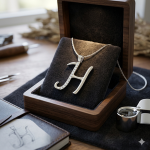 Custom Iced <b>Initial</b> Alphabet Letter Lab Grown Diamond Round Brilliant Cut Charm Pendant 10K Solid Gold Trendy <b>Necklace</b> Gift Idea - Product Image 5