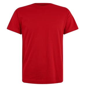 T-shirt unisexe à manches courtes raglan en polyester/coton, col rond, coupe classique, couleur unie, avec logo personnalisé sur le devant, vente en gros - Product Image 4