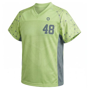Camiseta de malla personalizada con logo y número, tela transpirable, ideal para entrenamientos de equipos, partidos y actividades deportivas. - Product Image 2