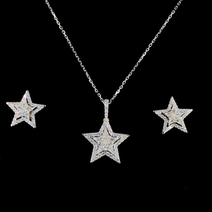 Conjunto de Colgante de Oro Amarillo de 18 Quilates con Diamante Natural Certificado por IGI para Mujer, 1.75 Quilates, Color EF, Corte Brillante, Joyería Fina de Lujo - Product Image 3