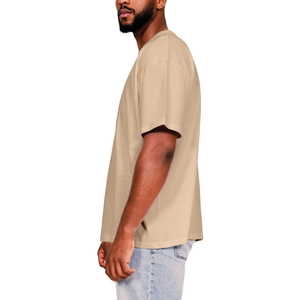 เสื้อยืดคอตตอน 100% หนัก 230GSM คุณภาพพรีเมียมสำหรับผู้ชาย แบบยูนิเซ็กซ์ สกรีนโลโก้ได้ตามต้องการ เสื้อยืดเปล่าทรงโอเวอร์ไซส์ เสื้อยืดผู้ชายไซส์ใหญ่ - Product Image 6