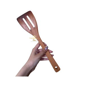 Premium Wooden Slotted Spatula Heat Resistant Cooking Tool for Nonstick Cookware - Product Image 3