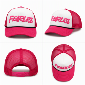 Gorra Trucker de 5 Paneles Personalizada con Malla de Espuma, Diseño de Logotipo con Impresión 3D en Relieve - Product Image 3