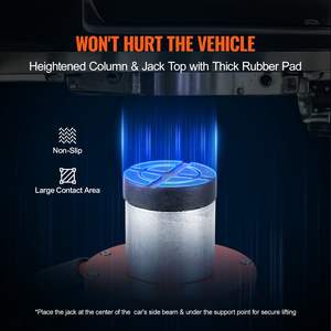 Presa d'aria da 3 tonnellate/6600 libbre con martinetti pneumatici per auto a colonna potenziata per veicoli berlina - Product Image 5