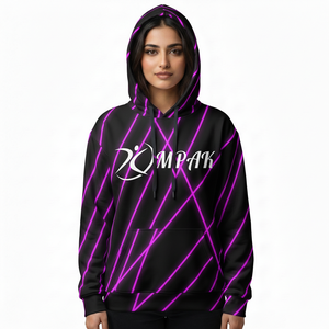 เสื้อฮู้ดดี้โอเวอร์ไซส์สไตล์คนเมือง พิมพ์ลายแบบ Sublimation ทั่วตัว สำหรับแบรนด์แฟชั่นไลฟ์สไตล์ลำลอง - Product Image 1