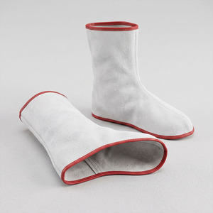 Premium Cow Split Leather Eco-friendly Heat Resistant Industrial Leg Guard for Welding CE Certified Waterproof Fireproof - Product Image 3