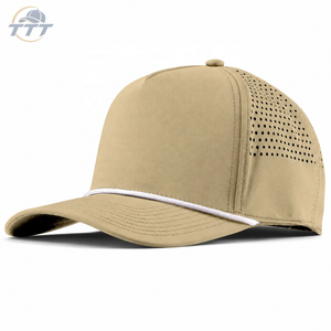 Fabricante de Gorras de Golf Personalizadas en Vietnam, Gorra de Golf de Poliéster Transpirable e Impermeable con Corte Láser, Logotipo Bordado, OEM, ODM - Product Image 3