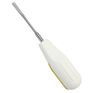 Luxating Elevator Straight 5mm <b>Silicone</b> Handle Dental Extraction Instrument Stainless Steel Root Elevator Atraumatic <b>Tool</b> - Product Image 2