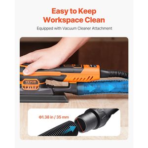 Levigatrice per finitura fogli 3/8 Sheet 3A EC Brushless 10000 RPM a velocità variabile con 10 fogli di carta vetrata EC Brushless - Product Image 6