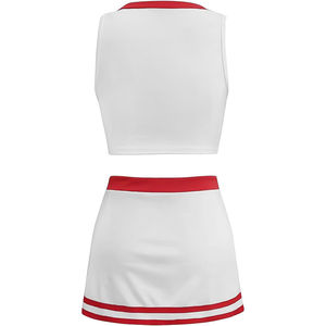 Uniformes de cheerleading sur mesure de haute qualité en twill sublimé pour les jeunes et les adultes, pour les équipes scolaires de cheerleading - Product Image 4