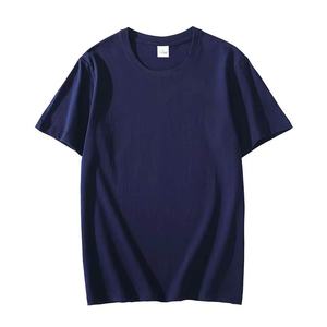 Camisetas de Algodón Puro 100% de Alta Calidad al por Mayor, 180 g/m², 12 Colores, Unisex, con Logotipo OEM, Lisas, Cuello Redondo para Hombre - Product Image 4