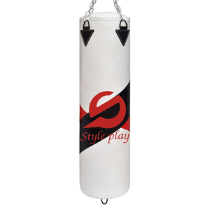 <b>Standing</b> Heavy Duty PU/PVC Punching Bag with Sands Filling for Gym Exercise Custom Logo Printed Hanging Fitness Training Bag - Product Image 1