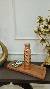 Botella de Cobre Martillado Ecológica Premium, Unisex, con Caja de Regalo, Tapa Segura para Guardar Agua, Apta para Líquidos Calientes, Ideal para Yoga, Gimnasio y Actividades al Aire Libre - Product Image 6
