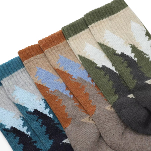 Custom Thermal Wool Anti-Bacterial Digital Printing <b>Socks</b> for Men <b>Women</b> <b>Warm</b> Breathable Crew Private Label Factory Wholesale - Product Image 1