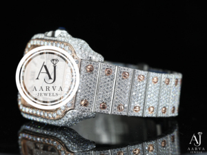 Iced Stainless Steel <b>Mechanical</b> <b>Watch</b> Diamond Inlay Sapphire Crystal Analog Square Dial 20mm Band Bracelet Women's Luxury Gift - Product Image 4