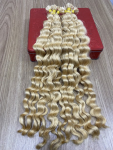 Extensiones de Cabello Ruso de Alta Calidad con Punta Plana/K, 100% Cabello con Cutícula Intacta - Product Image 2