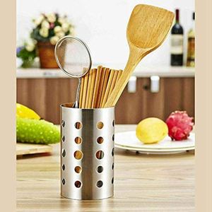 Porta Cubiertos Giratorio de 360 Grados con Malla |   Organizador de utensilios y cubiertos de acero inoxidable para encimera o mesa de comedor - Product Image 3