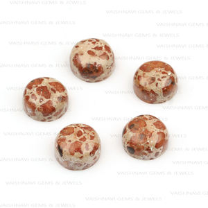 Jaspe Rojo Asteroidal Natural de Calidad AAA+, Cabujón Calibrado de Corte Redondo de 10x10 mm, Gema Suelta para Joyería, Gran Venta - Product Image 3