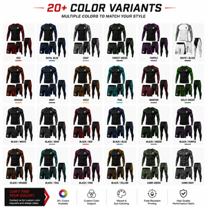 Ensemble Rash Guard 3 Pièces Personnalisé pour Homme : T-shirt de Compression à Manches Longues, Short de Combat et Leggings pour BJJ, MMA, Grappling, Entraînement Sportif – OEM - Product Image 5