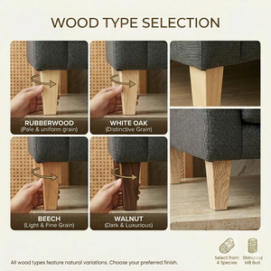 Factory Direct Export Tapered Wood <b>Sofa</b> Legs M8 Thread Furniture Hardware Feet Wooden Legs For <b>Sofa</b> Couch <b>Bed</b> Sideboard - Product Image 5