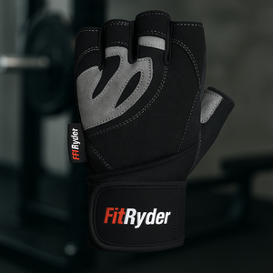 Gants de musculation unisexes pour hommes avec support de poignet intégré, paume complète en polyester, pour la gym, les sports de plein air et l'entraînement physique - Product Image 1