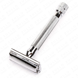 Maquinilla de Afeitar de Doble Filo Personalizada OEM, Herramienta de Afeitado de Acero Inoxidable de Primera Calidad para Hombres Profesionales - Product Image 2