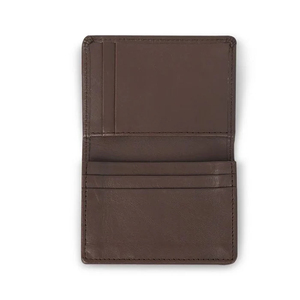 Cartera Corta de Hombre de Alta Calidad y Duradera, Personalizable, de Cuero Genuino, con Solapa para Tarjetas, Abierto con Solapa, Guarda Billetes y Recibos - Product Image 1