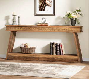 Mesa Consola Moderna y Elegante en Oferta, Material de Madera con Acabado Natural, Embalaje Seguro para Muebles de Hogar - Product Image 6