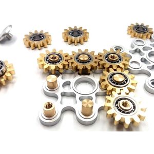 Spinner de Mano de Latón Puro DIY con Engranajes, Juguete Giratorio de Larga Duración para EDC, Concentración, Meditación, Break Bad H - Product Image 3